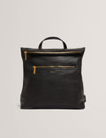 Women's LUCCEA-Webbing Leather Backpack