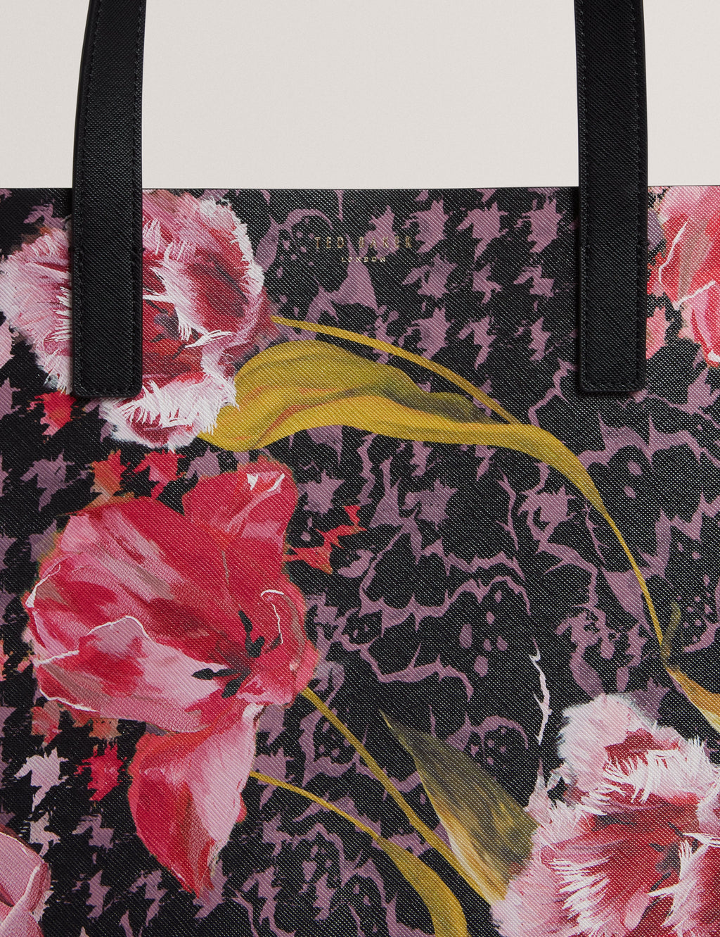 TULAH: Floral Printed Extra Large Icon Bag