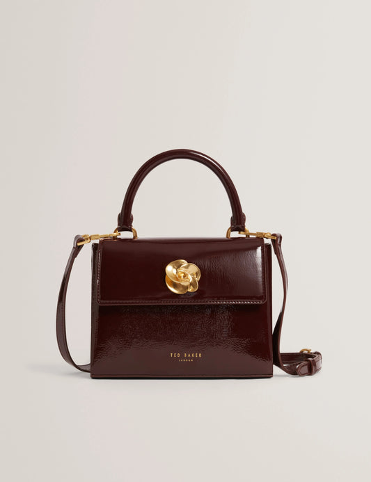 ROSEAU: Rose Detail Mini Crinkle Bag - Bellabags Ted Baker