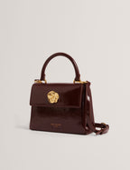 ROSEAU: Rose Detail Mini Crinkle Bag