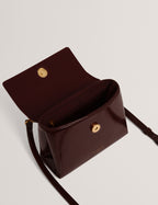 ROSEAU: Rose Detail Mini Crinkle Bag