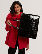 Women's VIVVIEN: Croc Effect Extra Large Icon Bag - 2025