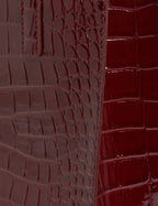 WENONAA: Croc Effect Small Icon Bag