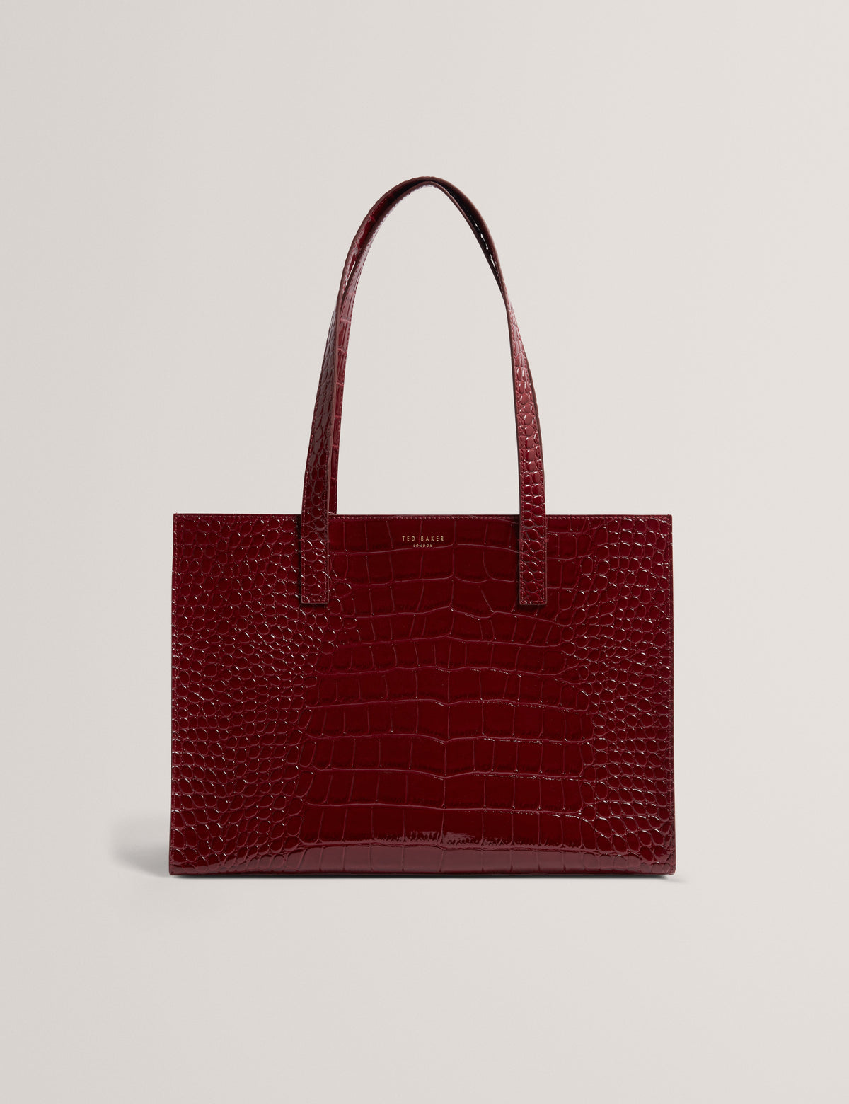 WELONA: Elongated Croc Icon Bag
