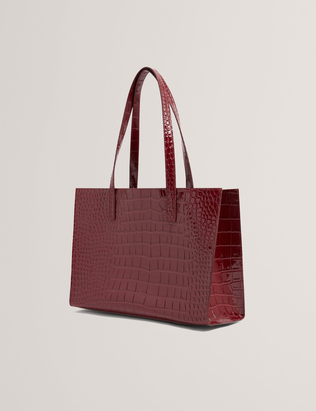 WELONA: Elongated Croc Icon Bag