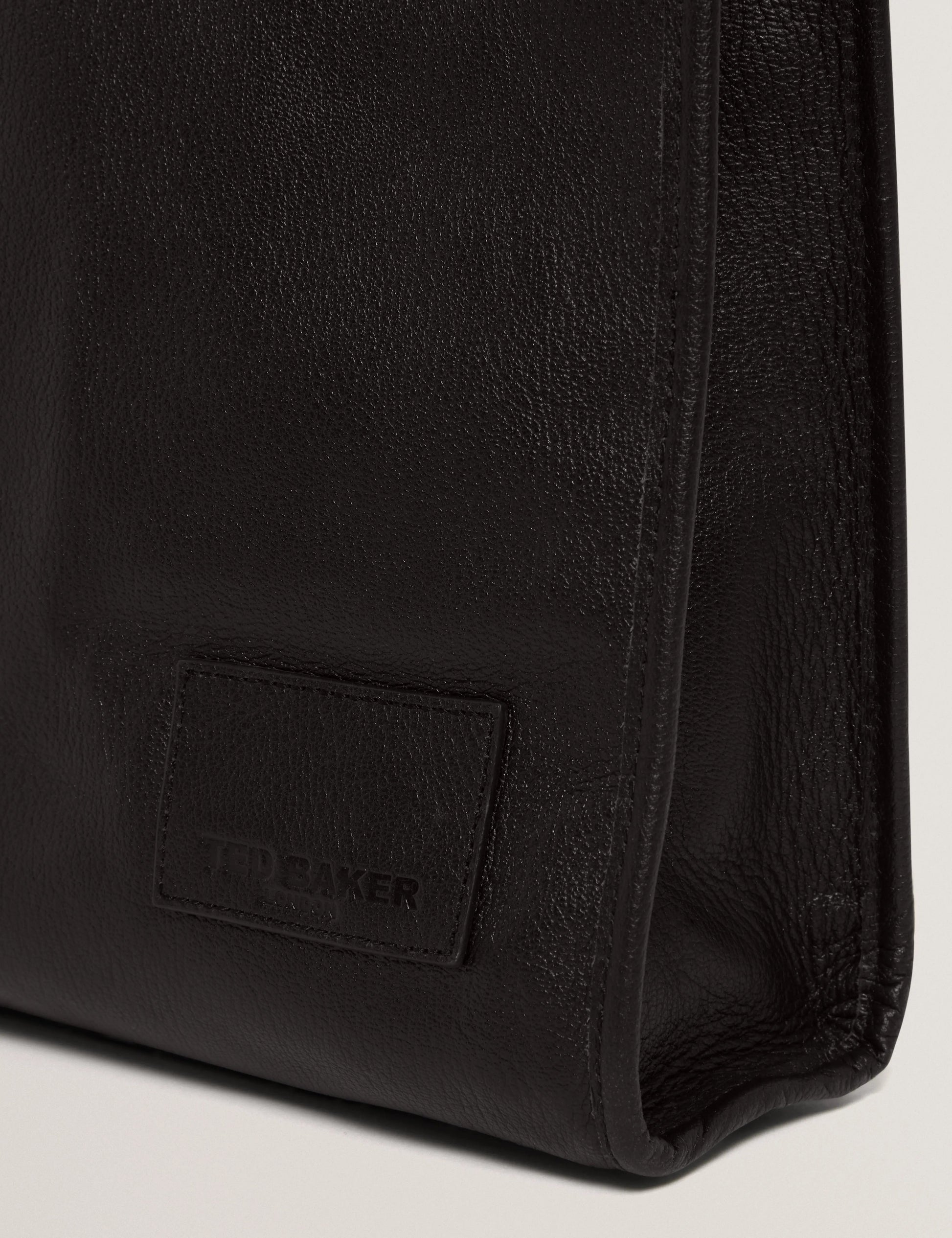 GRIFFIS: Leather North South Tote - Bellabags Ted Baker