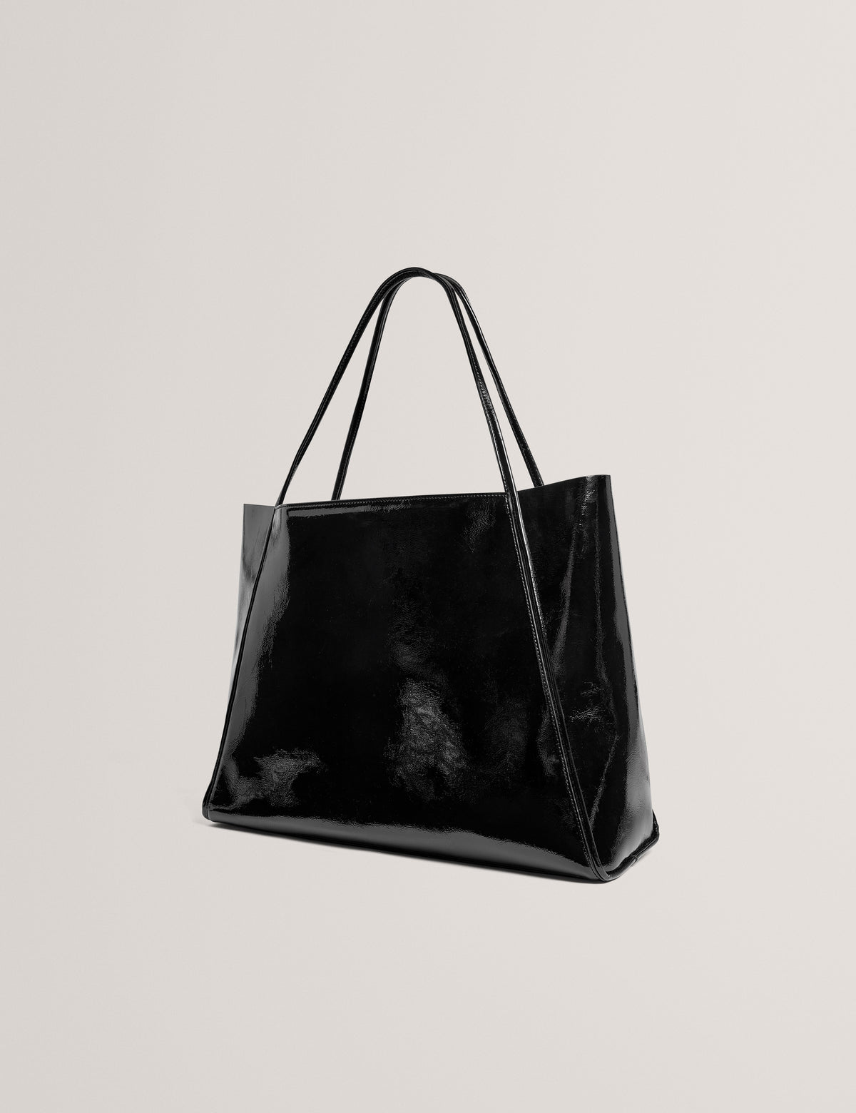 Women's BRISAA-Thin Strap Crinkle Large Slouchy Tote