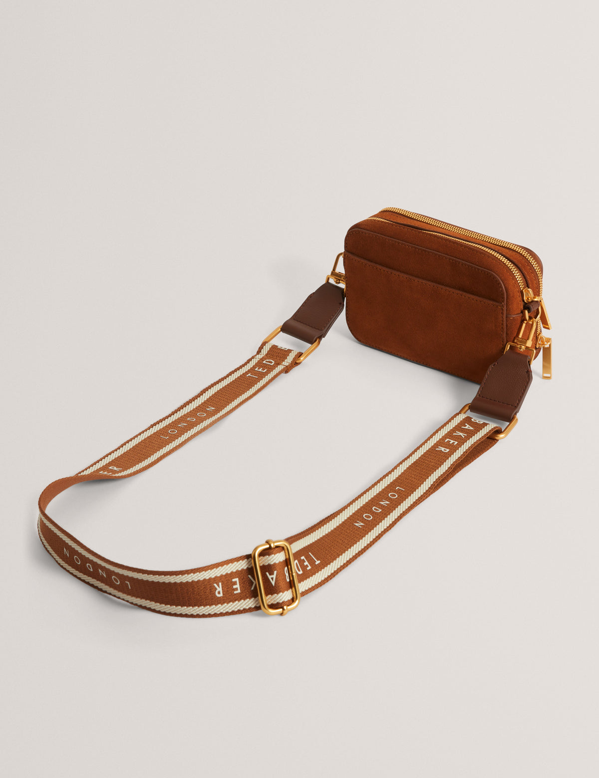 Women's SHAYANN-WEBBING SUEDE CROSSBODY CAMERA BAG