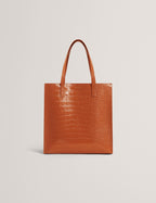 Women's WENELLA-Croc Effect Large Icon Bag