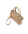 Beige Lily Ostrich Leather Shoulder Bag Bellabags Bellabags