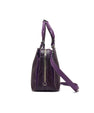 Purple Lexington Ostrich Leg Leather Business Bag Bellabags Bellabags
