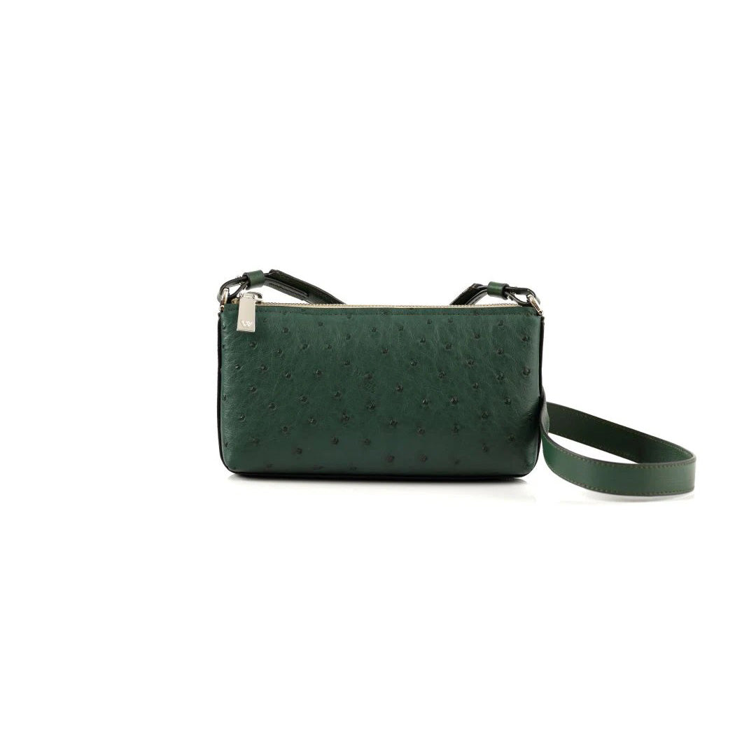 Green Los Angeles Ostrich Leather Purse Bellabags Bellabags