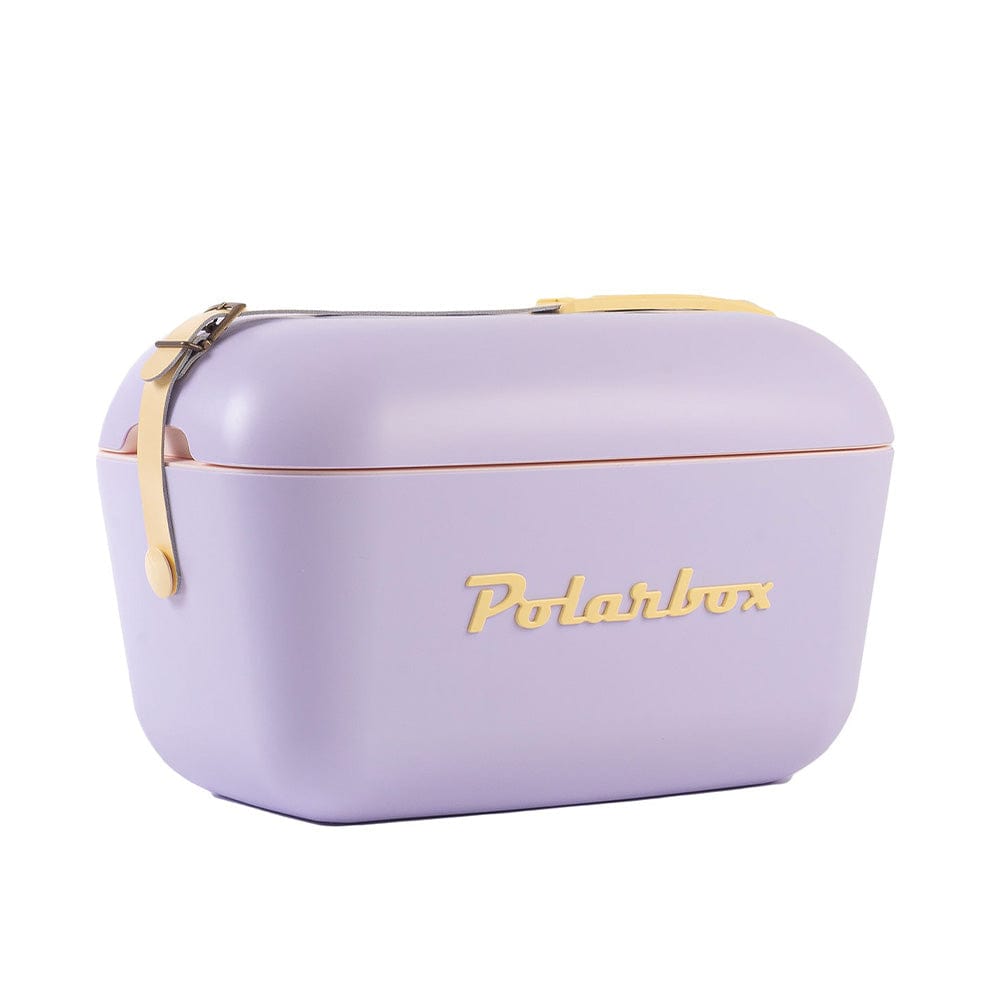 Polarbox Retro Cooler Box 20L / 12L Lilac and Yellow - By Polarbox - Invoque