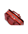 Red Lexington Ostrich Leather Business bag Bellabags Bellabags