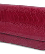 Light Pink Virginia Ostrich Leather Purse Bellabags Bellabags