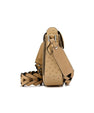 Beige Lia Ostrich Leather Shoulder Bag Bellabags Bellabags