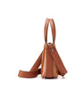 Brown Lily Ostrich Leather Shoulder Bag Bellabags Bellabags