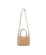 Beige Lily Ostrich Leather Shoulder Bag Bellabags Bellabags