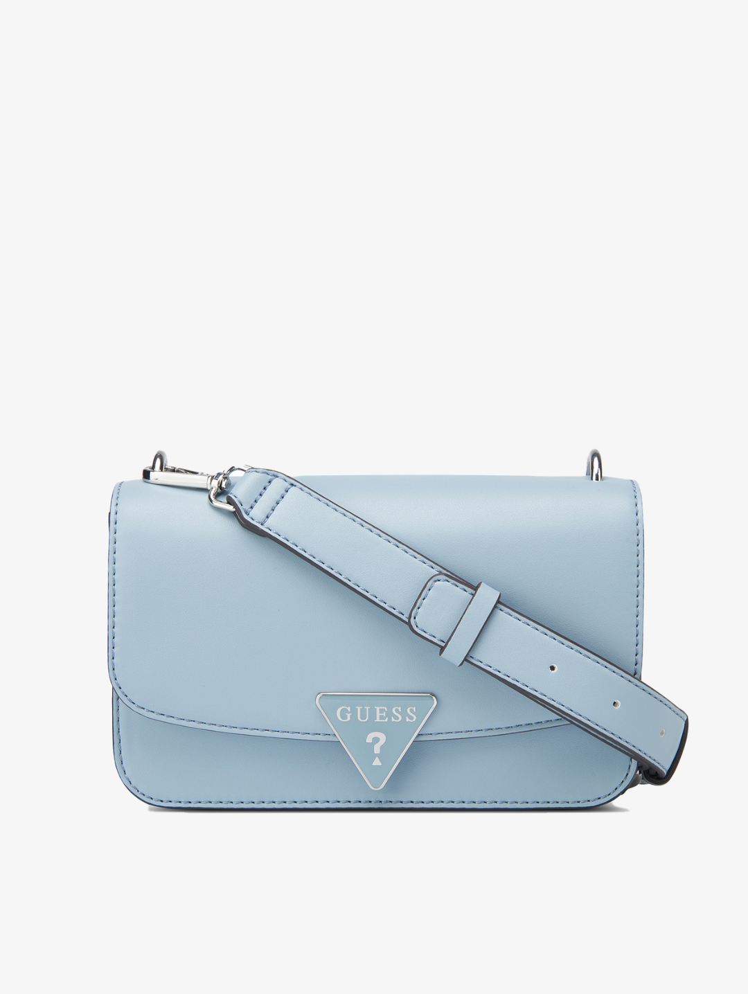 Esmeray Flap Crossbody Bag - Light Blue