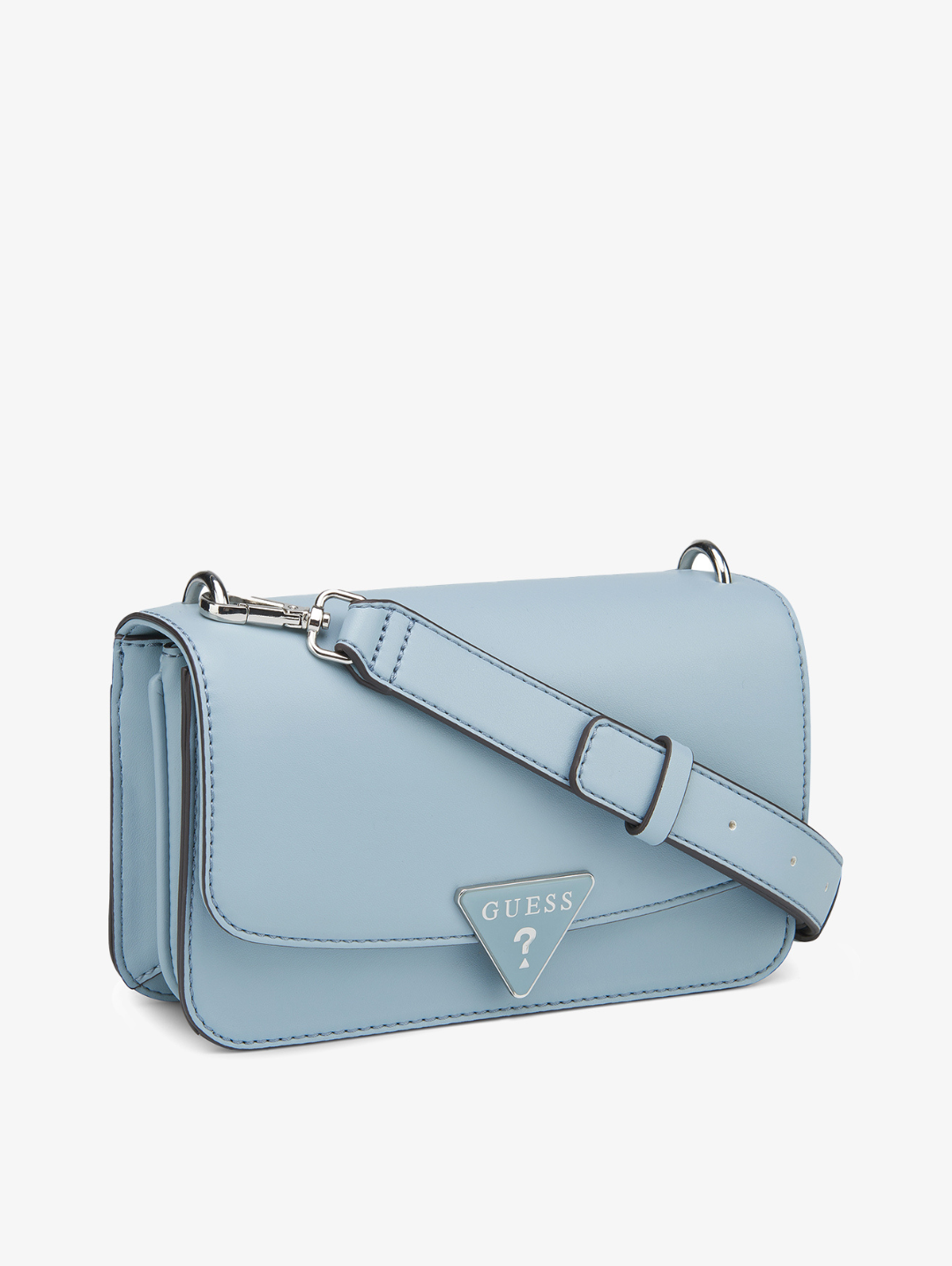 Esmeray Flap Crossbody Bag - Light Blue
