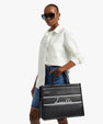 Embossed Branded Large Tote Bag - Bellabags Luella