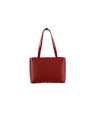 Red Lilibet Ostrich Leather Tote Bag Bellabags Bellabags