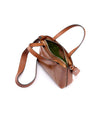 Brown Lily Ostrich Leather Shoulder Bag Bellabags Bellabags