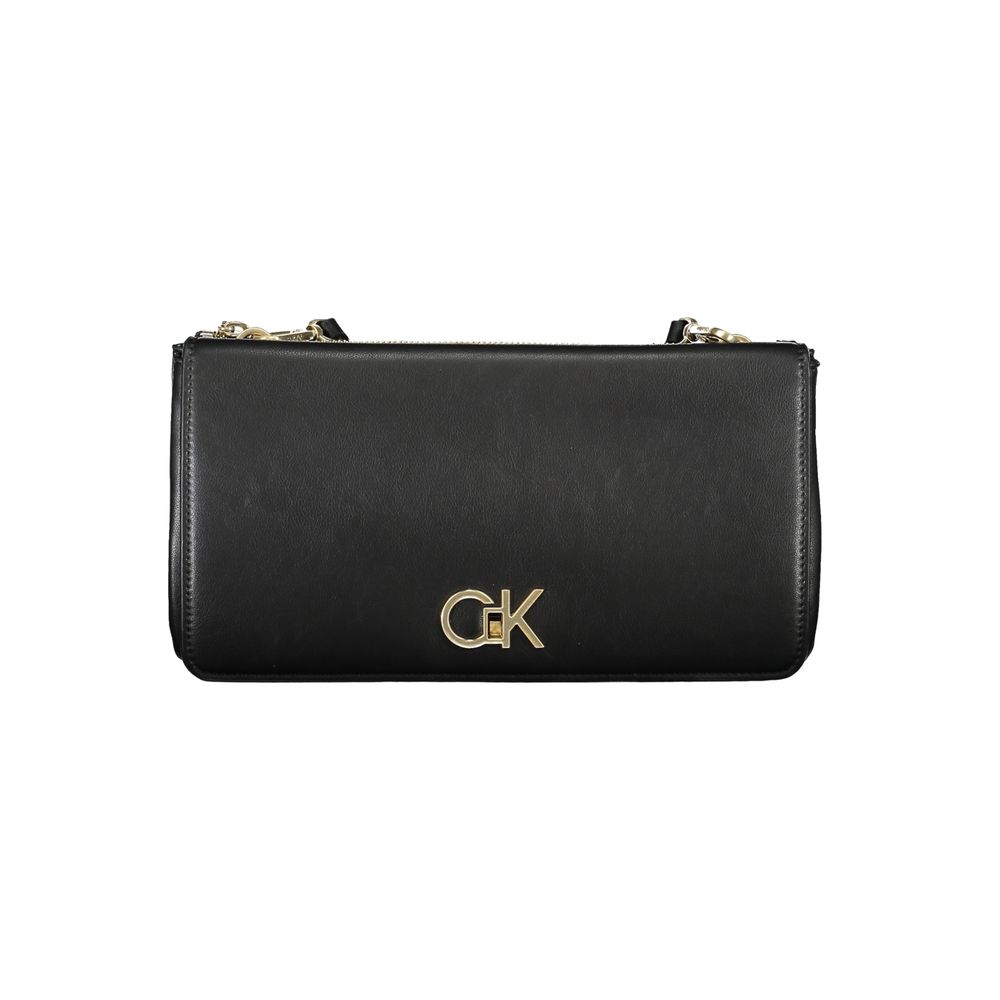 Calvin Klein Black Polyester Women Shoulder Bag Calvin Klein Xosier