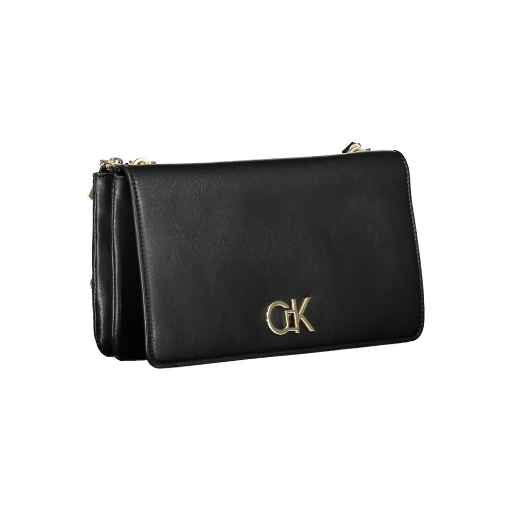 Calvin Klein Black Polyester Women Shoulder Bag Calvin Klein Xosier
