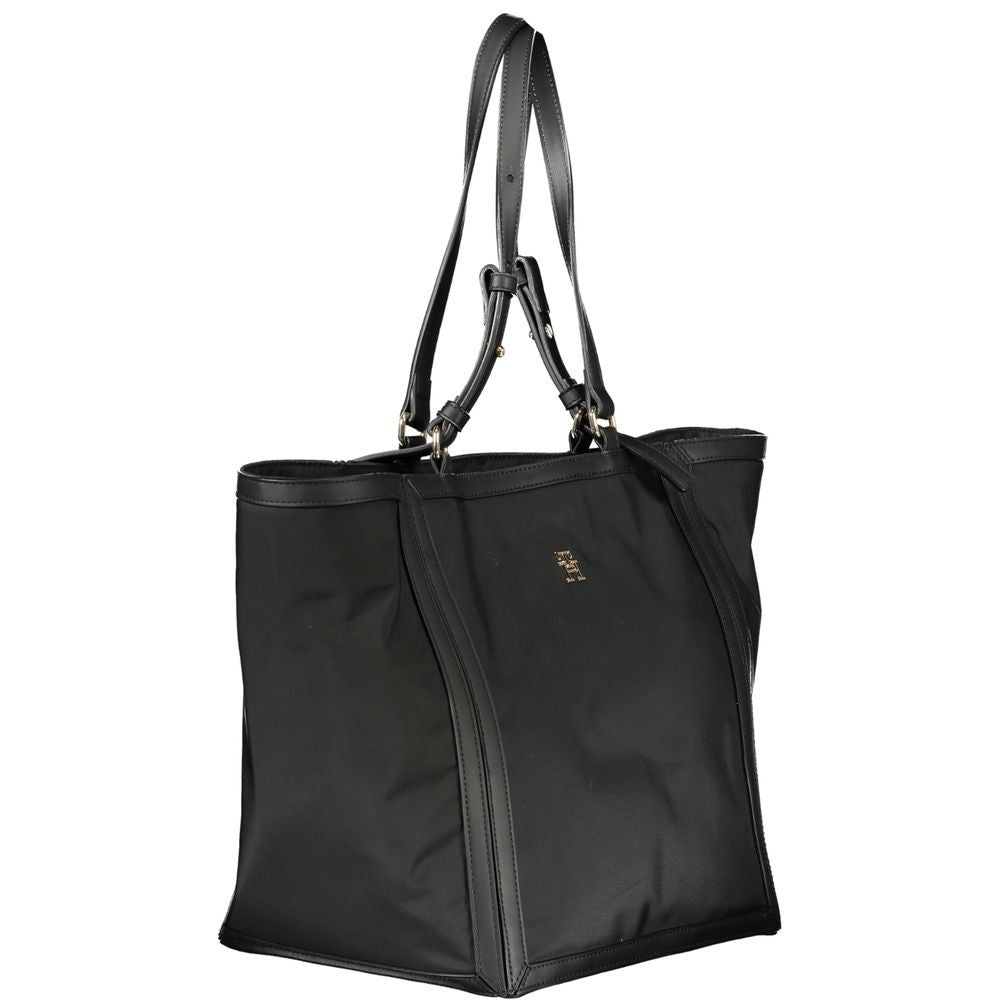 Tommy Hilfiger Black Polyester Women Handbag Tommy Hilfiger Xosier