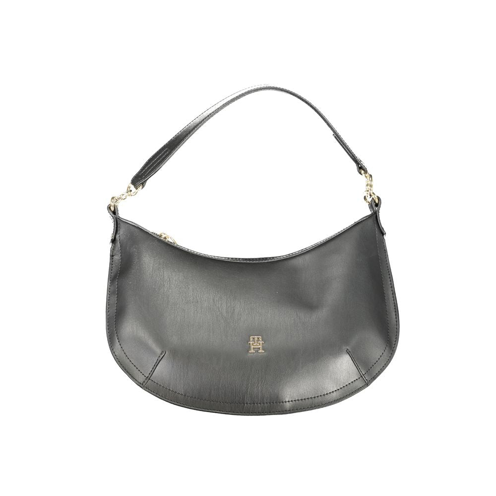 Tommy Hilfiger Nero Poliuretano Women Handbag Tommy Hilfiger Xosier