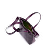Purple Lily Ostrich Leg Leather Shoulder Bag Bellabags Bellabags