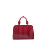 Red Lexington Ostrich Leather Business Bag Bellabags Bellabags