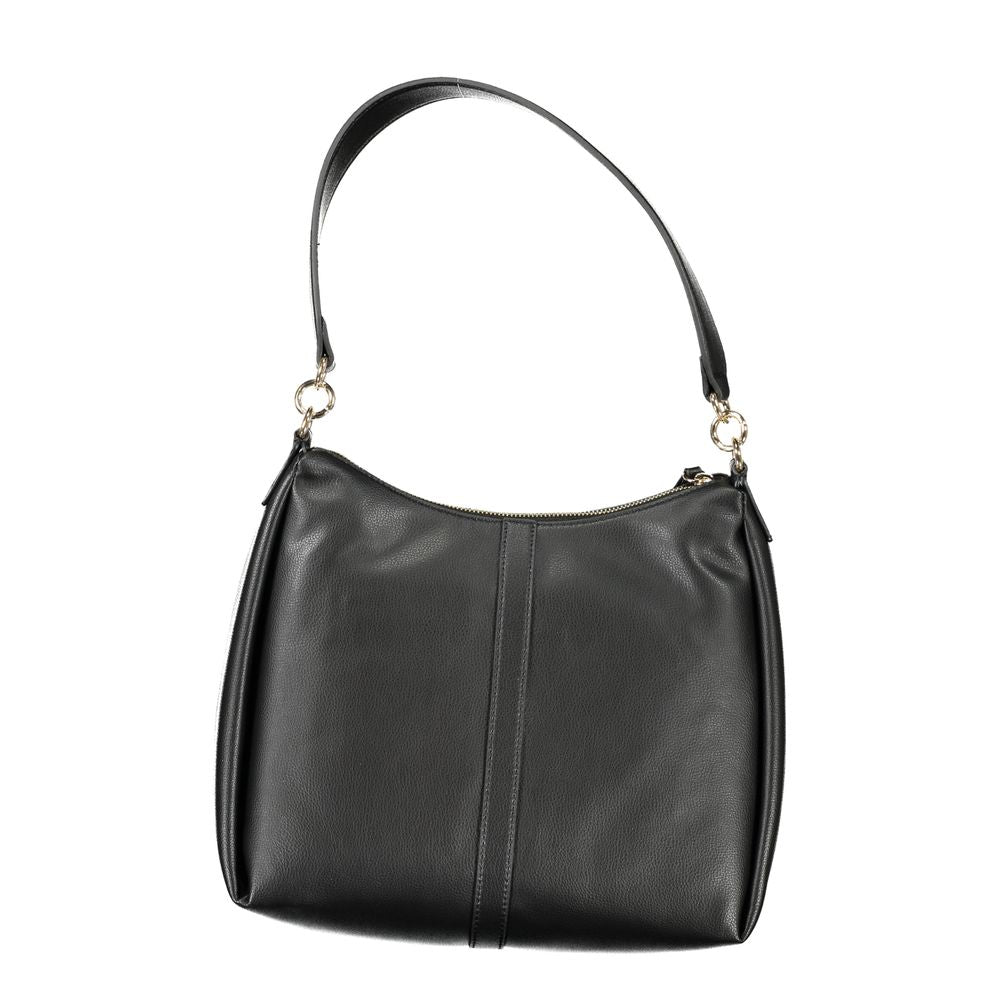 Tommy Hilfiger Black Polyester Women Shoulder Bag Tommy Hilfiger Xosier
