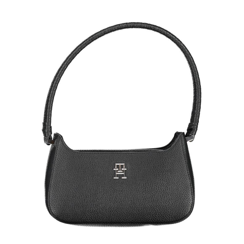 Tommy Hilfiger Black Polyurethane Women Handbag Tommy Hilfiger Xosier