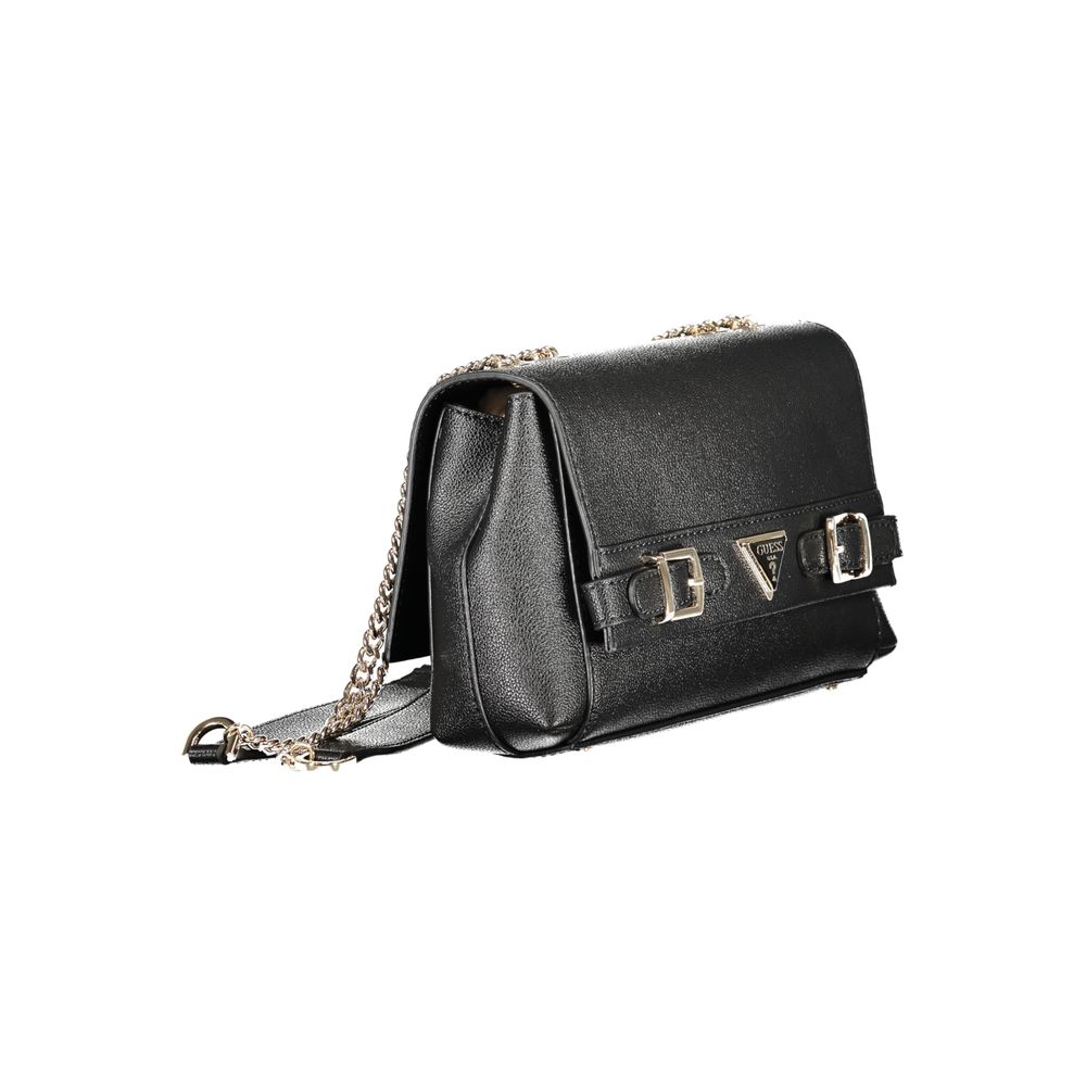 Guess Jeans Black Polyurethane Women Handbag Guess Jeans Xosier