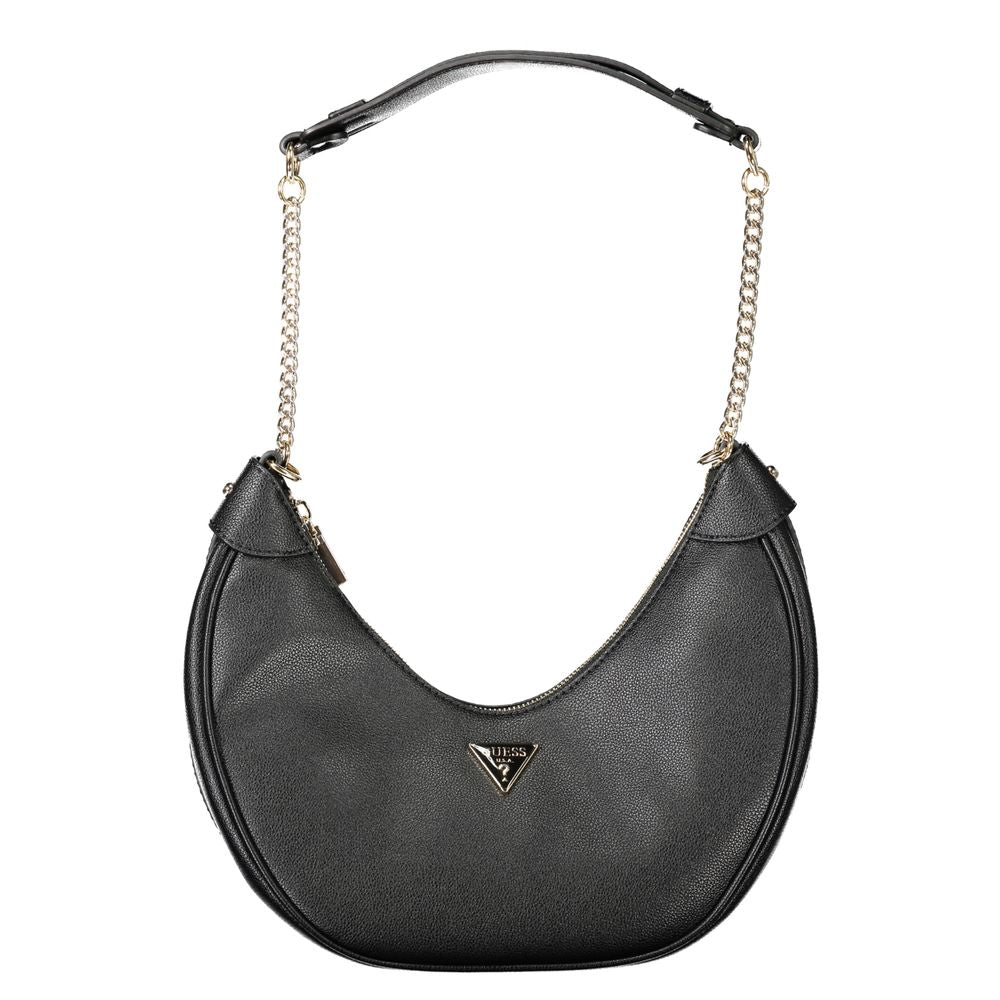 Guess Jeans Black Polyethylene Women Handbag Guess Jeans Xosier