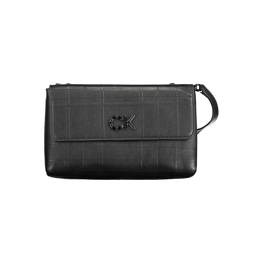 Calvin Klein Nero Polyester Women Shoulder Bag Calvin Klein