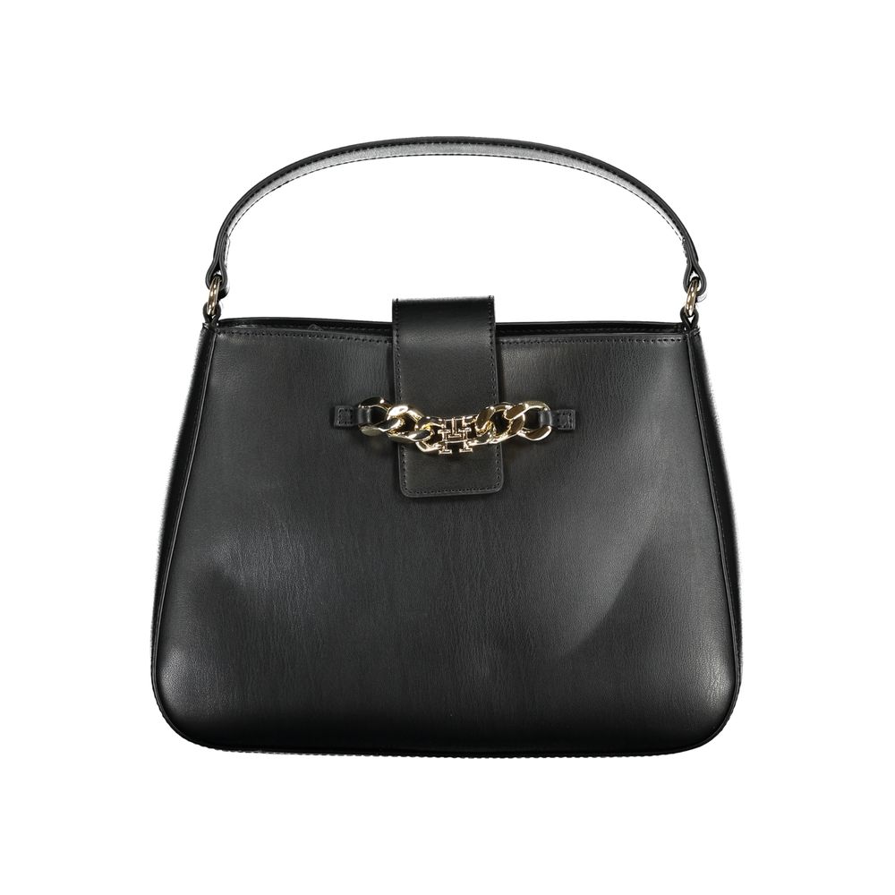 Tommy Hilfiger Nero Poliuretano Women Handbag Tommy Hilfiger Xosier