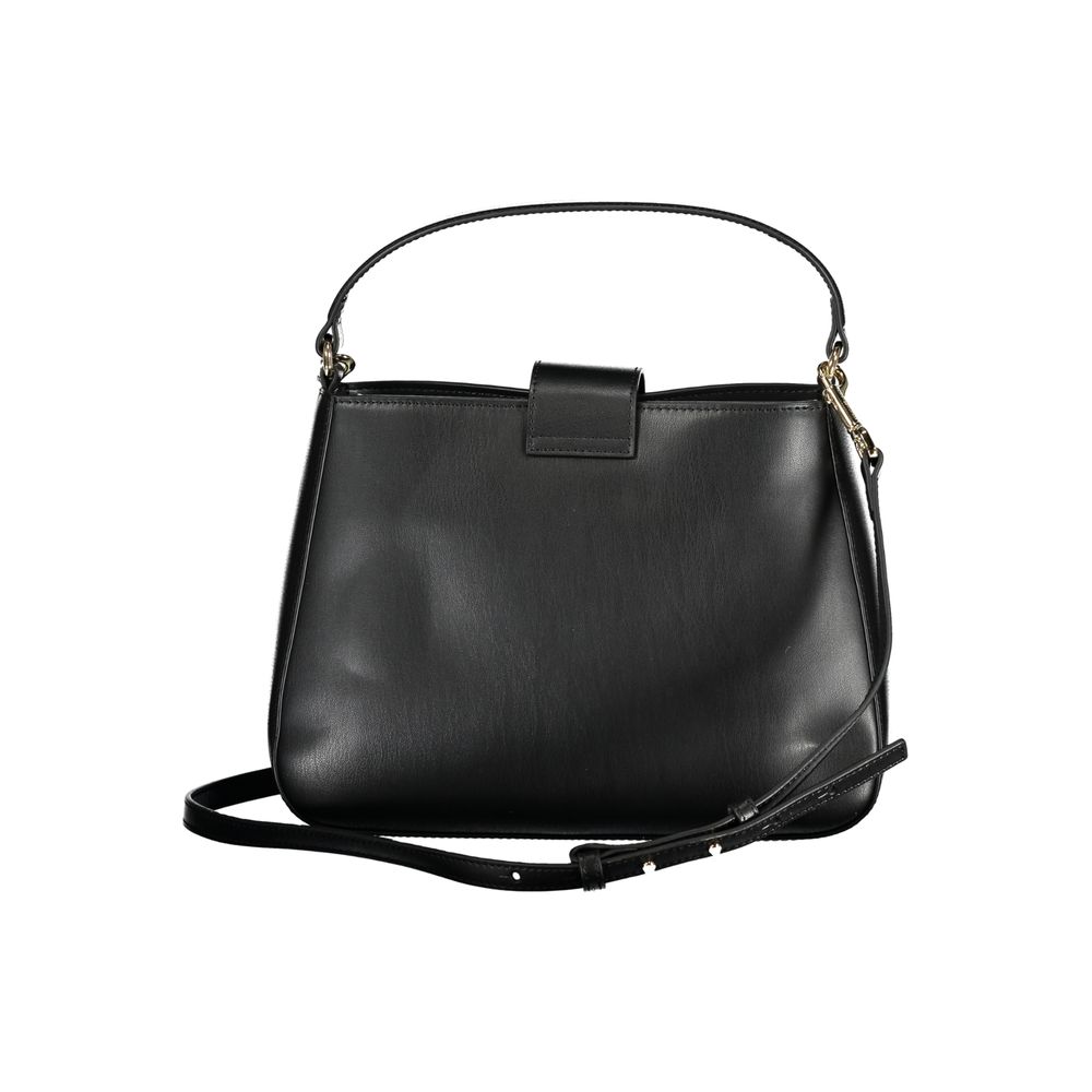 Tommy Hilfiger Nero Poliuretano Women Handbag Tommy Hilfiger Xosier
