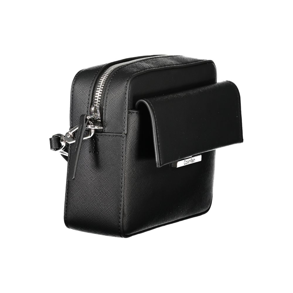 Calvin Klein Black Polyurethane Women's Shoulder Bag Calvin Klein Xosier