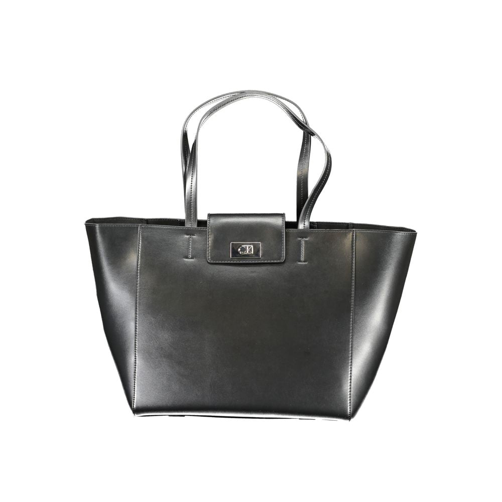 Calvin Klein Black Recycled Polyester Women Handbag Calvin Klein Xosier