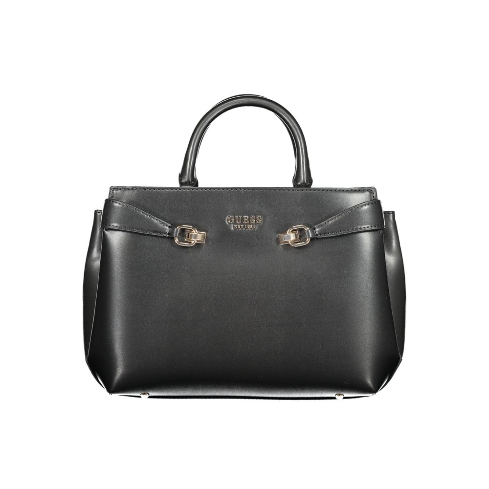 Guess Jeans Black Polyurethane Women's Handbag Guess Jeans Xosier