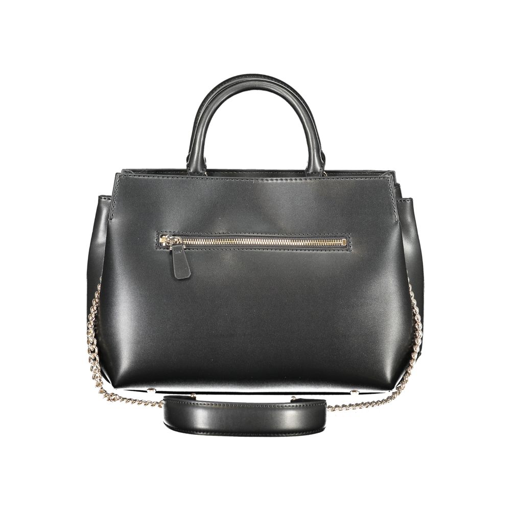 Guess Jeans Black Polyurethane Women's Handbag Guess Jeans Xosier