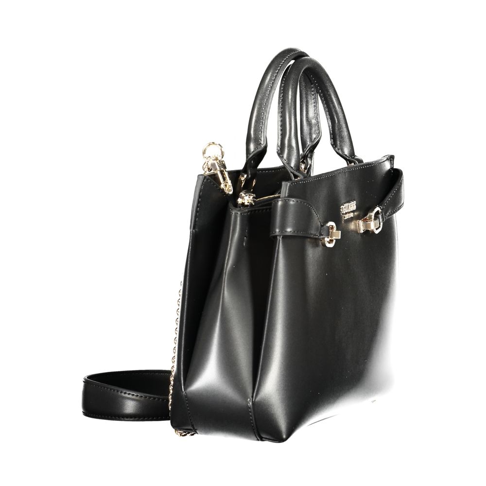 Guess Jeans Black Polyurethane Women's Handbag Guess Jeans Xosier