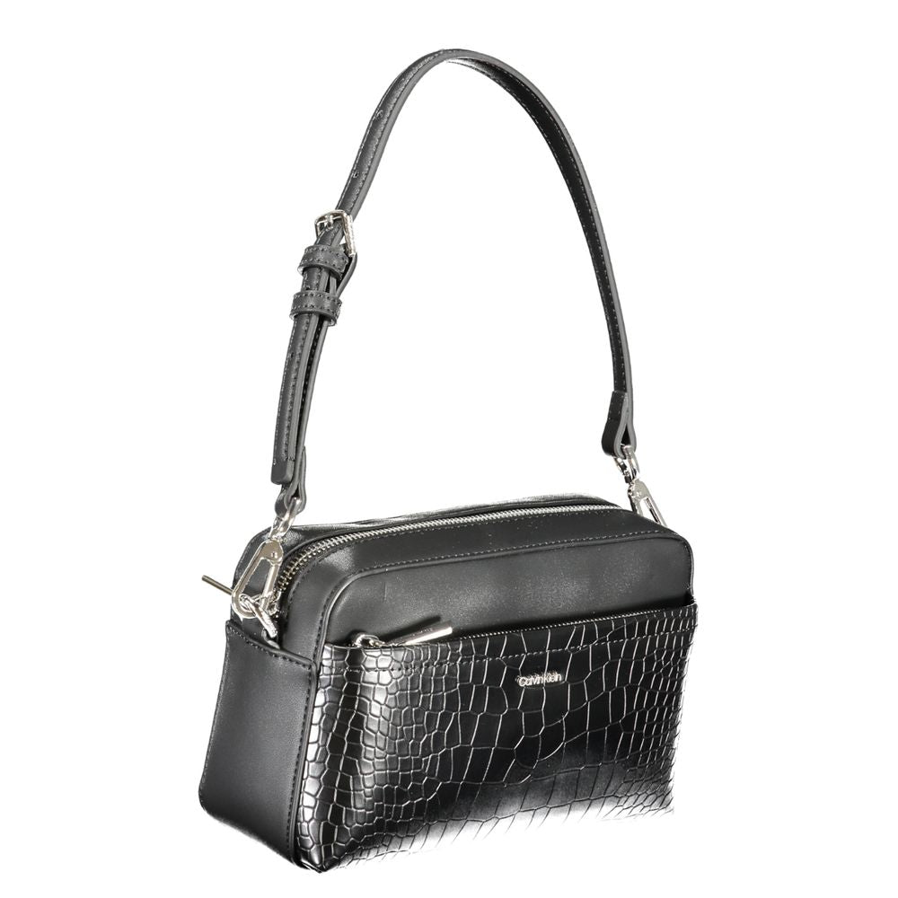 Calvin Klein Nero Poliuretano Donna Borsa Calvin Klein Xosier