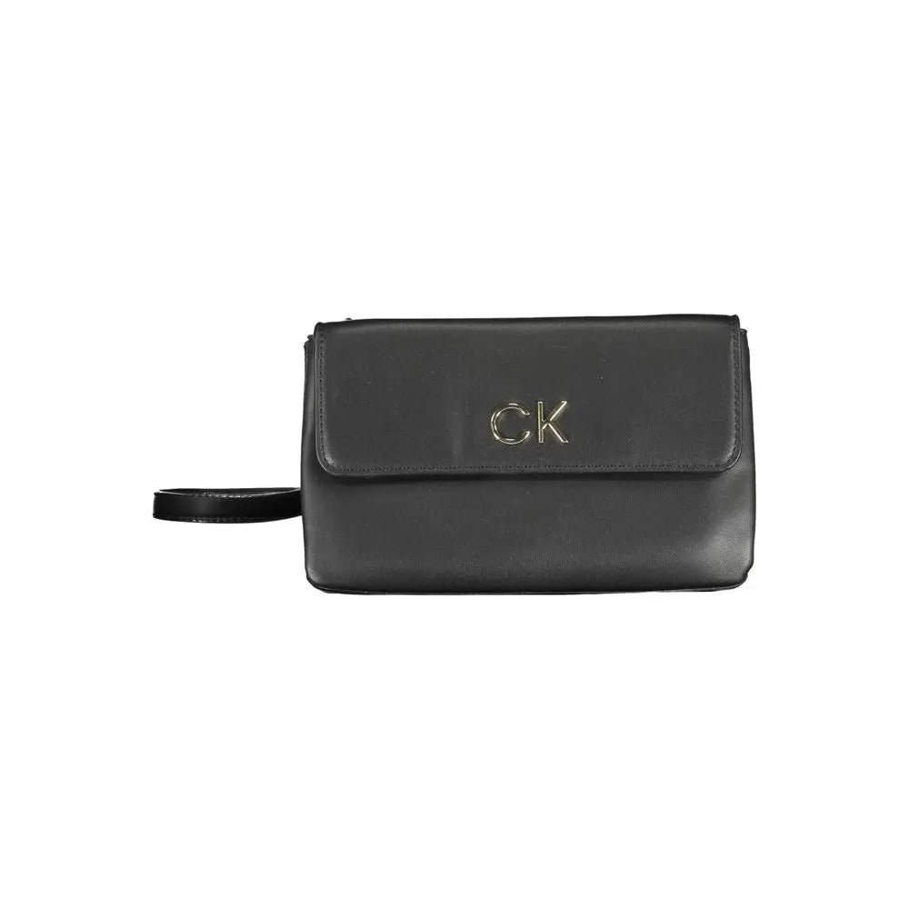 Calvin Klein Black Polyester Women Handbag Calvin Klein