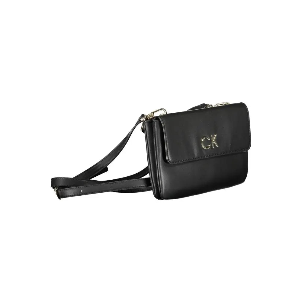 Calvin Klein Black Polyester Women Handbag Calvin Klein