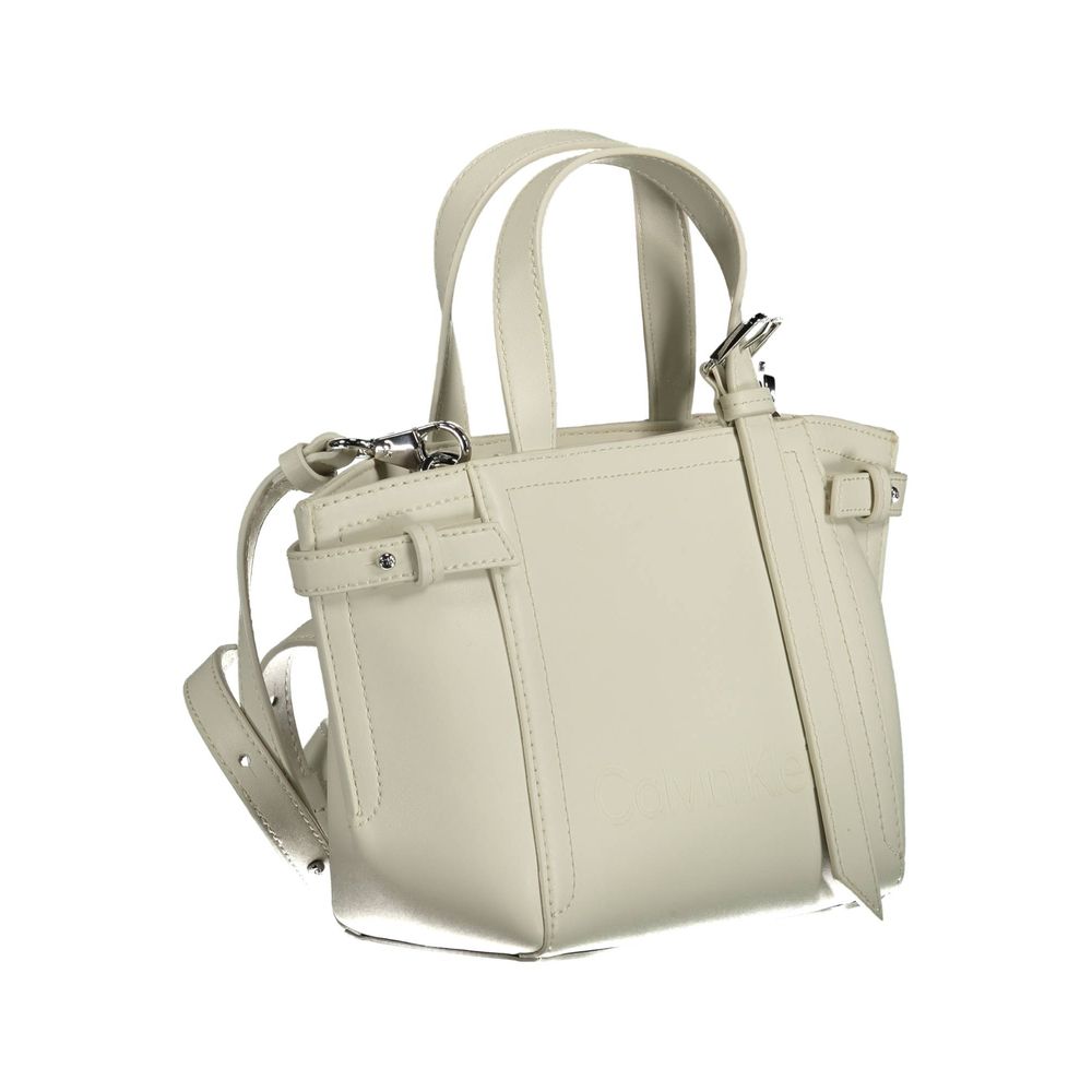 Calvin Klein Bianco Polyester Women Handbag Calvin Klein Xosier