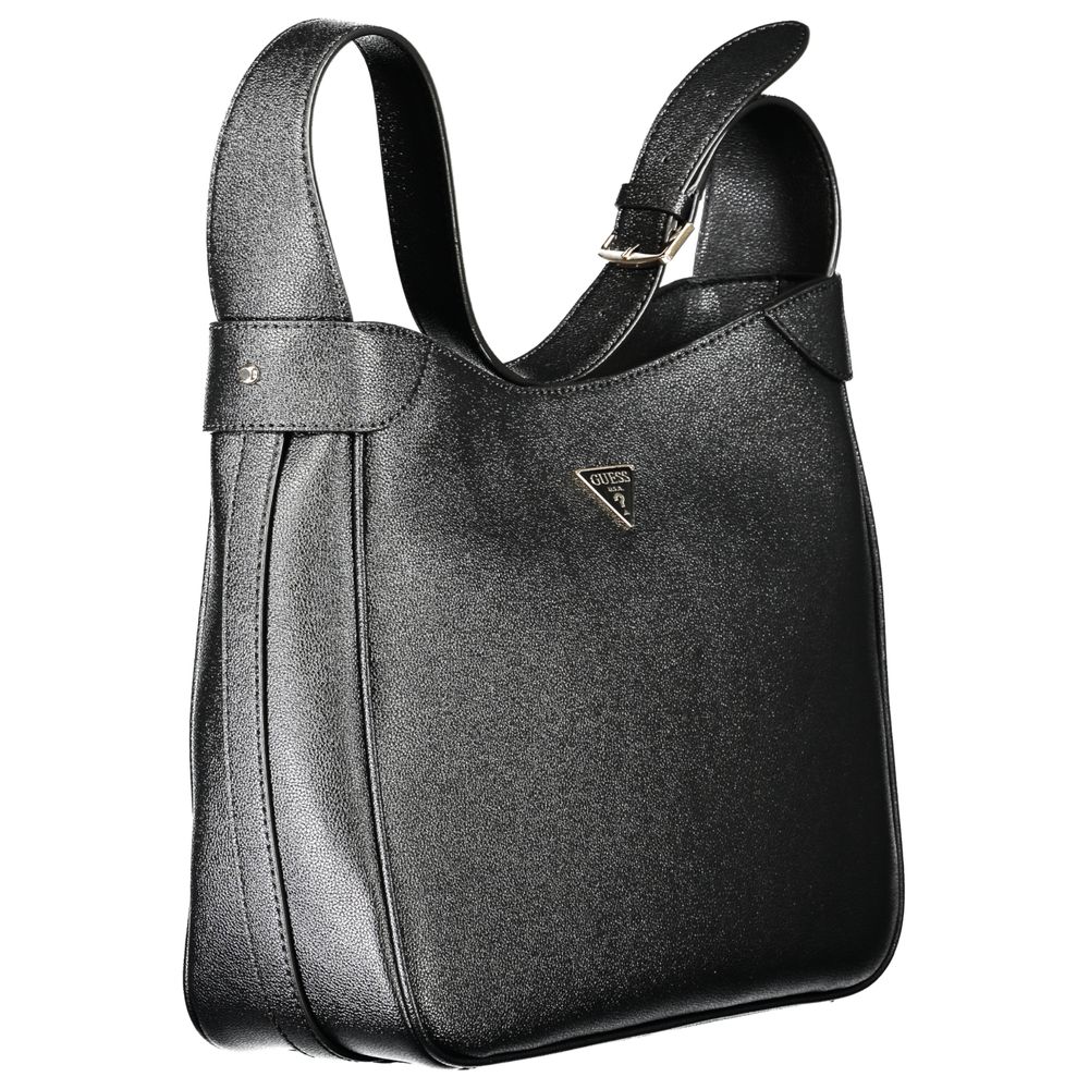 Guess Jeans Black Polyurethane Women Handbag Guess Jeans Xosier